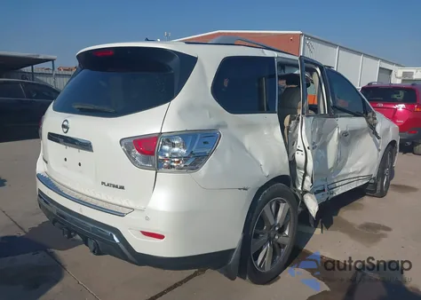 2015 Nissan Pathfinder Platinum из США, поврежденный, VIN 5N1AR2MN9FC623986